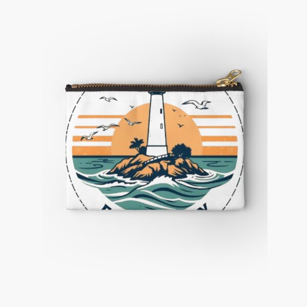 Item preview, Egmont Key Vintage Sunset Badge Design | Florida Lighthouse Retro Graphic designed and sold by MystiColo.