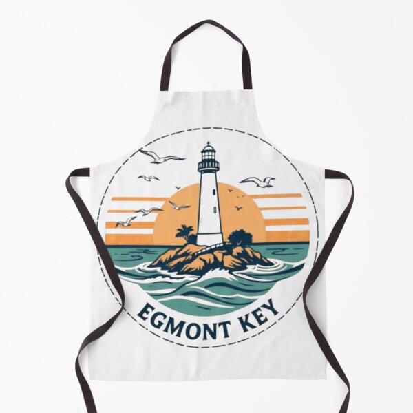 Item preview, Egmont Key Vintage Sunset Badge Design | Florida Lighthouse Retro Graphic designed and sold by MystiColo.