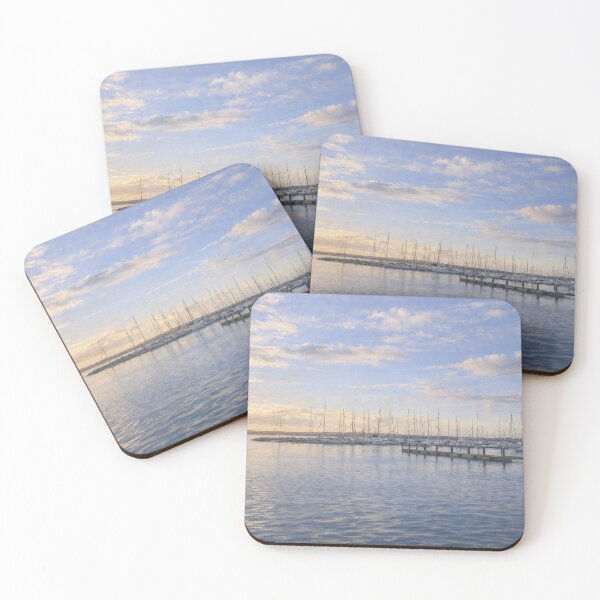 Item preview, Sailboats at the Marina Coastal Art designed and sold by NJEditions.
