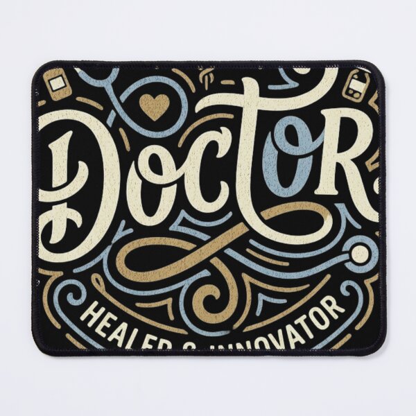 Item preview, Doctor Healer & Innovator Vintage Medical Typography Design designed and sold by Negisandeep studio.