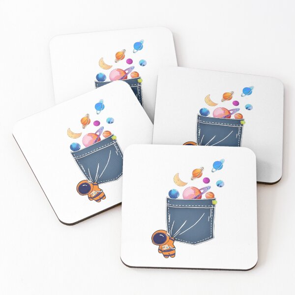 Item preview, Spaceman flying with balloons designed and sold by Brainy_Prints.