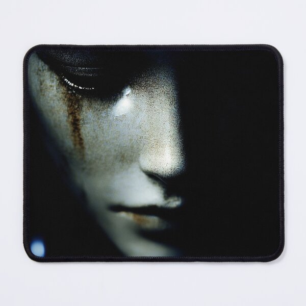 Item preview, Dark Futuristic Android Close Up Moody Sci Fi Art designed and sold by cyberartmaker.