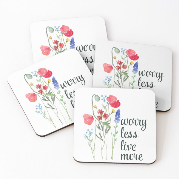 Item preview, Worry Less Live More  designed and sold by kaavishehsas.