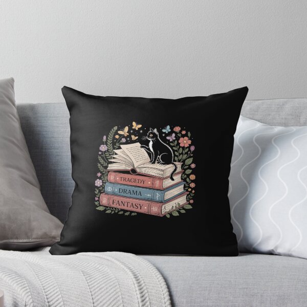 Item preview, Fantasy Drama Tragedy Cat Book Lover Reading Humor designed and sold by Dressed For  Duty.