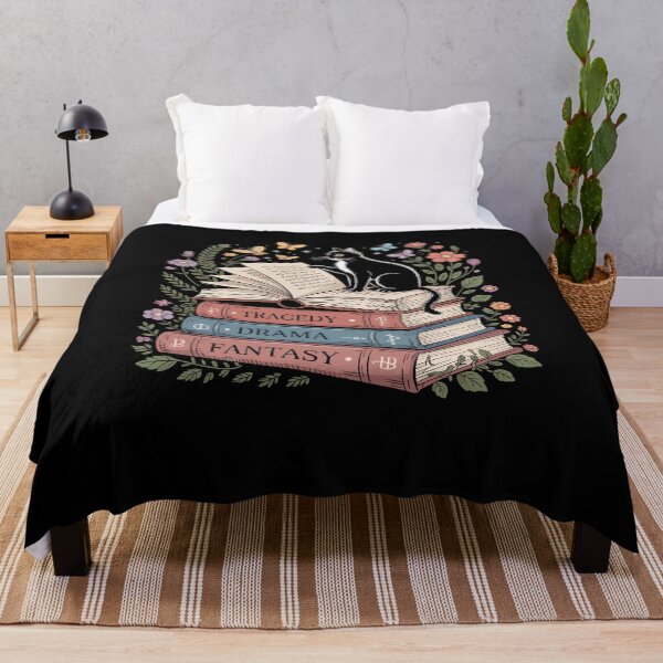 Item preview, Fantasy Drama Tragedy Cat Book Lover Reading Humor designed and sold by Dressed For Duty.