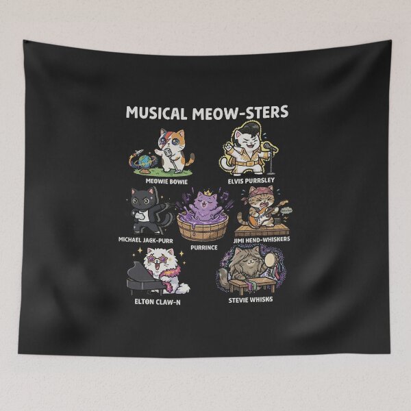 Item preview, Musical Meow-sters designed and sold by AdyKurniawan.