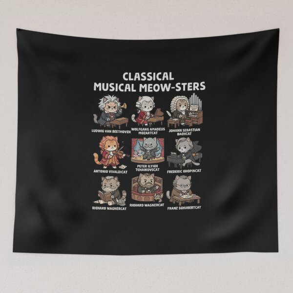 Item preview, Classical Musical Meow-sters designed and sold by AdyKurniawan.