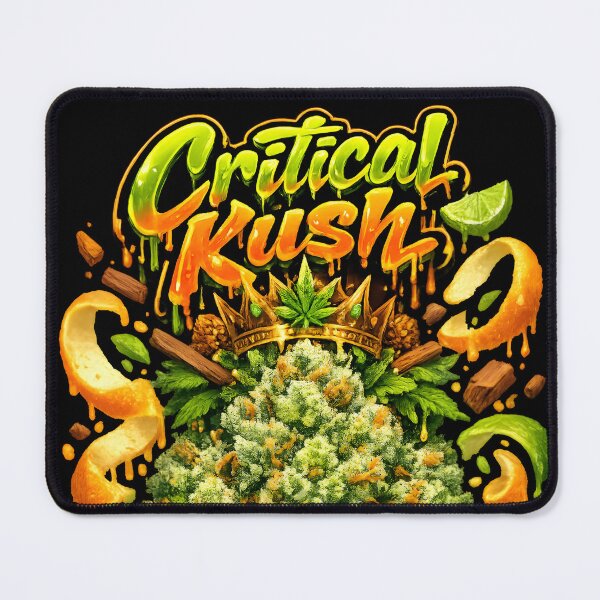 Item preview, Critical Kush Graffiti Print | Citrus Spicy Woody OG Hybrid designed and sold by WAUZ.