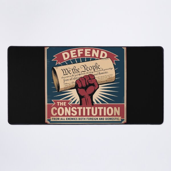 Item preview, Defend Constitution From All Enemies Patriotic Freedom designed and sold by Dressed For Duty.