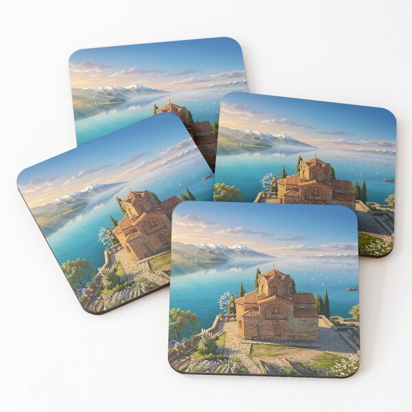 Item preview, Saint John the Baptist at Kaneo - Ohrid, Macedonia designed and sold by FlatlineArtCo.