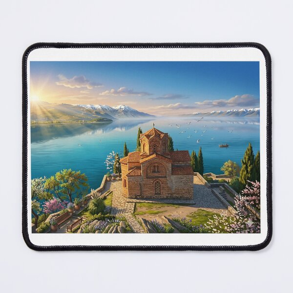 Item preview, Saint John the Baptist at Kaneo - Ohrid, Macedonia designed and sold by FlatlineArtCo.