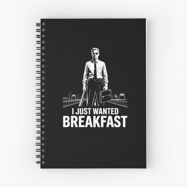 Item preview, I Just Wanted Breakfast Funny Meme Graphic Design designed and sold by Dressed For  Duty.