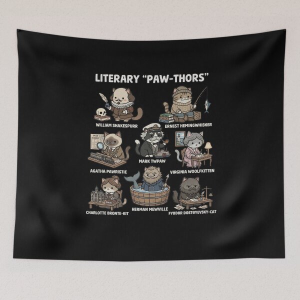 Item preview, Literary Paw-thors designed and sold by AdyKurniawan.