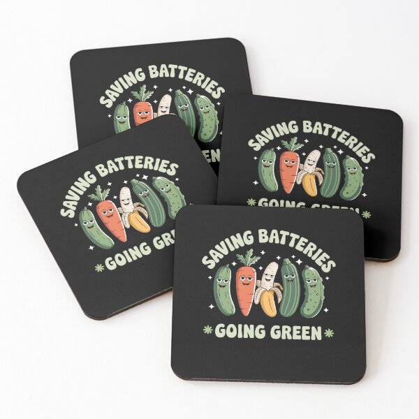 Item preview, Saving Batteries Going Green Funny Cucumbers designed and sold by Dressed For  Duty.