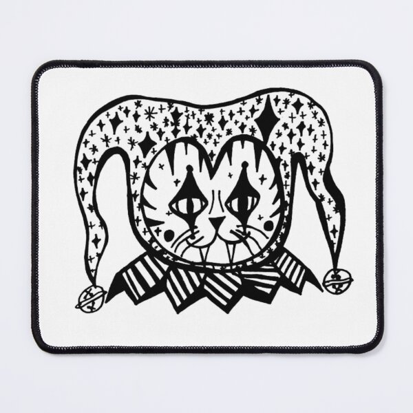 Item preview, Celestial Sparkle Circus Jester Clown Cat designed and sold by KayTurtless.