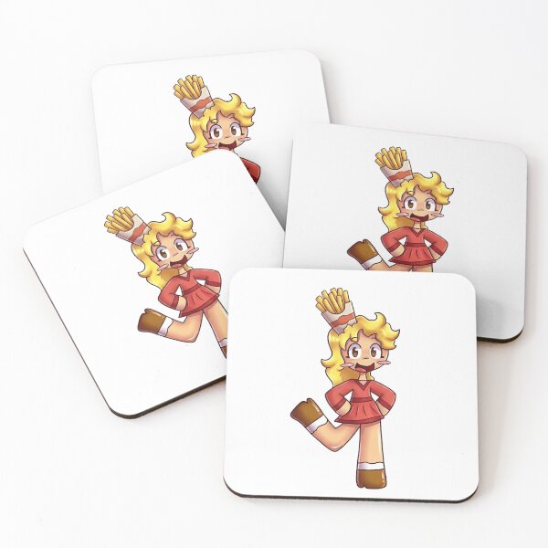 Item preview, Cute Chibi Girl French Fries Hair Cartoon Character designed and sold by Jullie999.