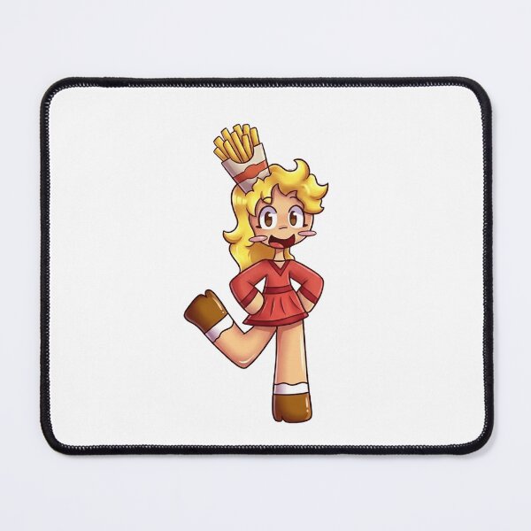 Item preview, Cute Chibi Girl French Fries Hair Cartoon Character designed and sold by Jullie999.