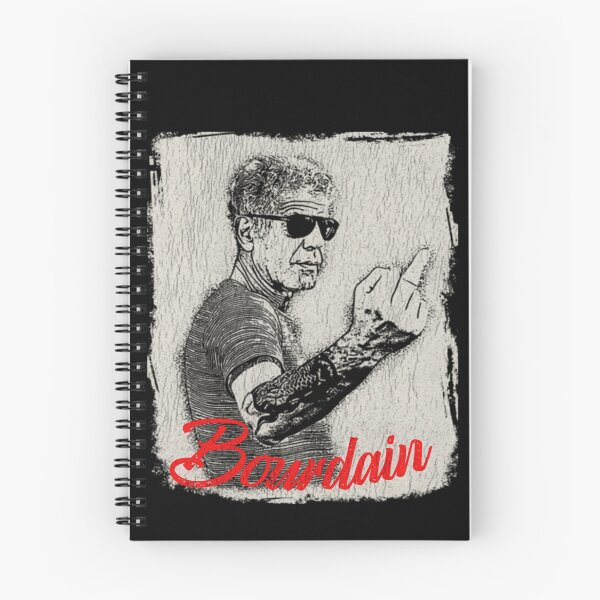 Item preview, Anthony Bourdain Sketch Grunge Portrait Gesture Design designed and sold by DanielFeldtART.