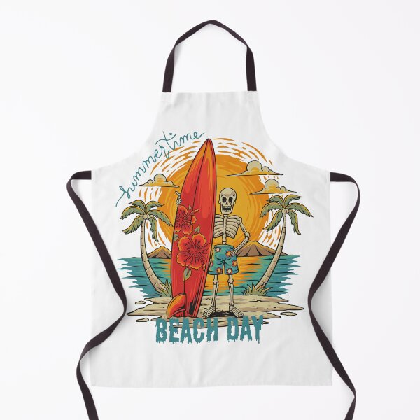 Item preview, Vintage 90s Skeleton Beach Vibe, Skeleton Surfer Summer Beach Day designed and sold by PatiMood.