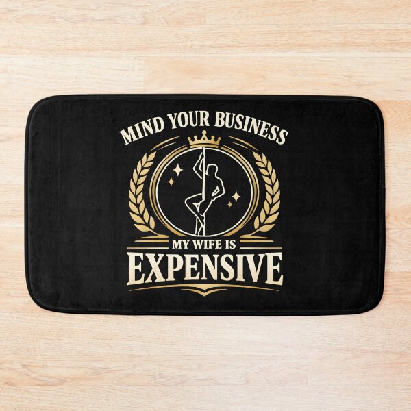 Item preview, Mind Your Business My Wife Is Expensive Luxury Crest Funny Husband Shirt designed and sold by LunaMagicStudio.