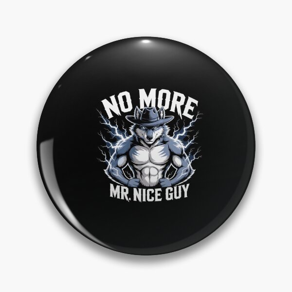 Item preview, No Mr Nice Guy Wolf Graphic Design designed and sold by Dressed For  Duty.