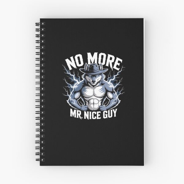 Item preview, No Mr Nice Guy Wolf Graphic Design designed and sold by Dressed For  Duty.