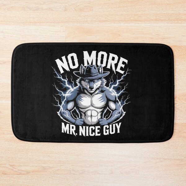 Item preview, No Mr Nice Guy Wolf Graphic Design designed and sold by Dressed For  Duty.
