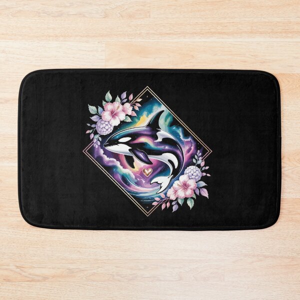 Item preview, Orca With Floral Funny Graphic For Summer Girl Sealife designed and sold by Dressed For  Duty.