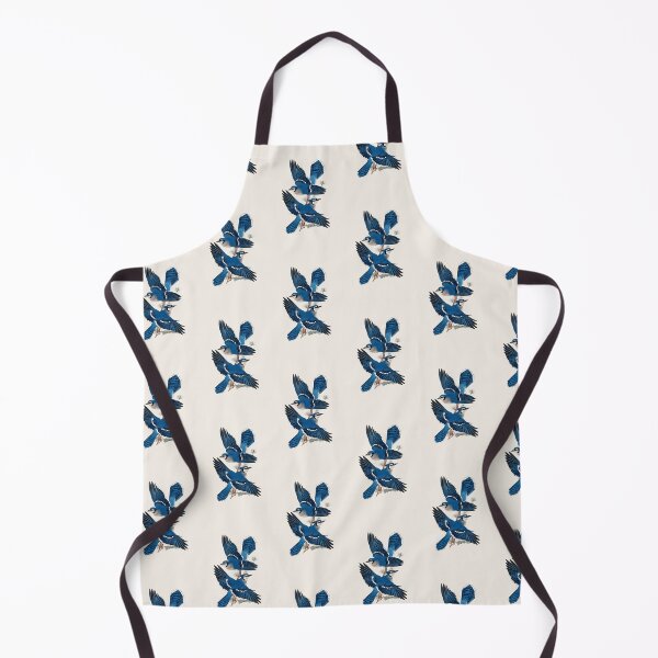 Item preview, Blue Jay Flight Japanese Woodblock Style Bird Art Print Ohara Koson designed and sold by BestVarieties.