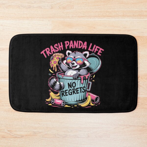 Item preview, Trash Panda Life No Regrets Raccoon Pizza Humor designed and sold by Dressed For  Duty.