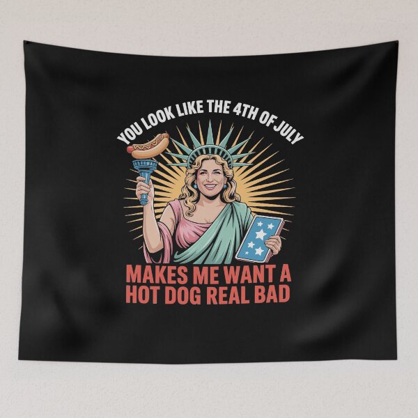 Item preview, You Look Like 4th Of July Makes Me Want A Hot Dog designed and sold by Dressed For  Duty.