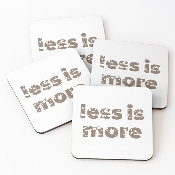 Item preview, LESS IS MORE designed and sold by Toccami la mano e ti sentirò.