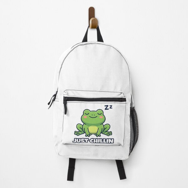 Item preview, Cute Frog Just Chillin Kids T-Shirt – Funny Relaxed Frog Cartoon designed and sold by DIRTYSKETCHH.