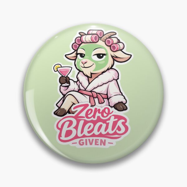 Item preview, Funny Goat Sarcastic Self Care Sticker designed and sold by Gentlestate.