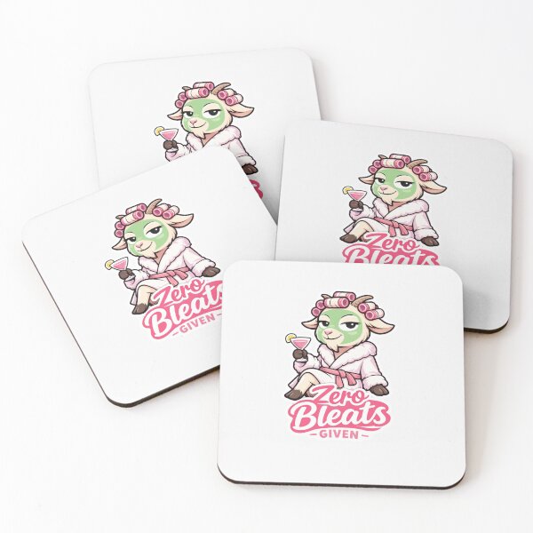 Item preview, Funny Goat Sarcastic Self Care Sticker designed and sold by Gentlestate.