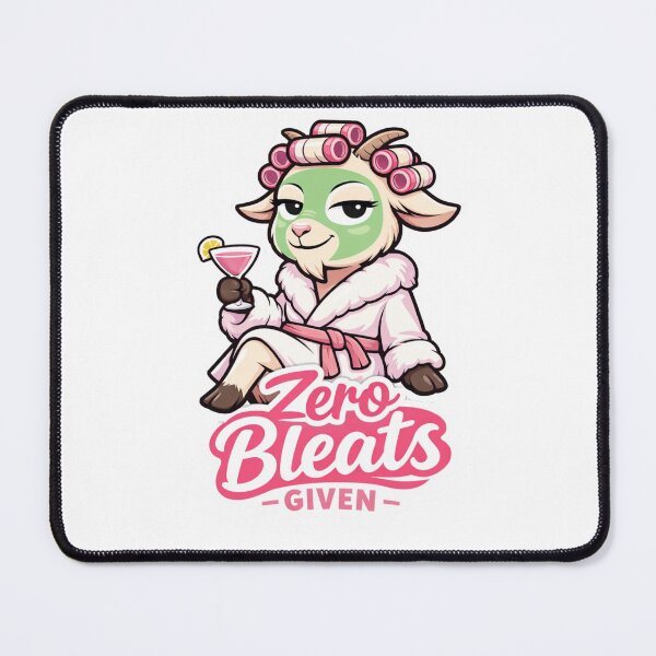 Item preview, Funny Goat Sarcastic Self Care Sticker designed and sold by Gentlestate.