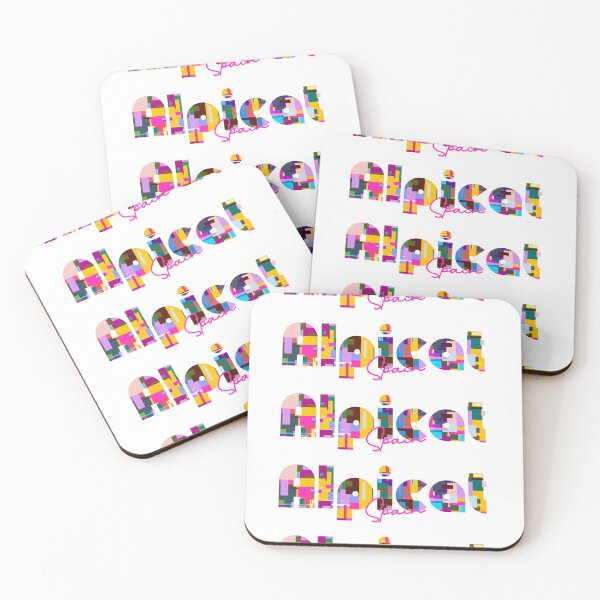 Item preview, Alpicat, Spain, Vibrant Abstract City Typography Art designed and sold by Wanderful-roads.