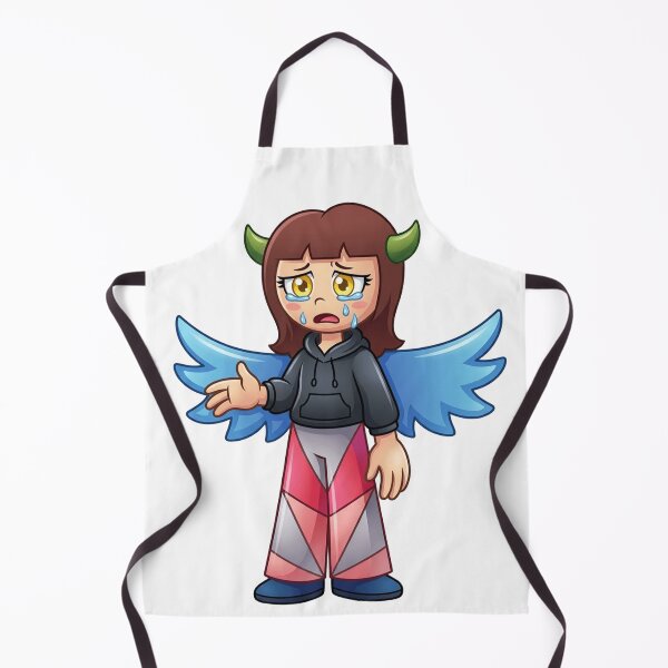 Item preview, Cute Crying Demon Angel Girl Blue Wings Character designed and sold by Jullie999.