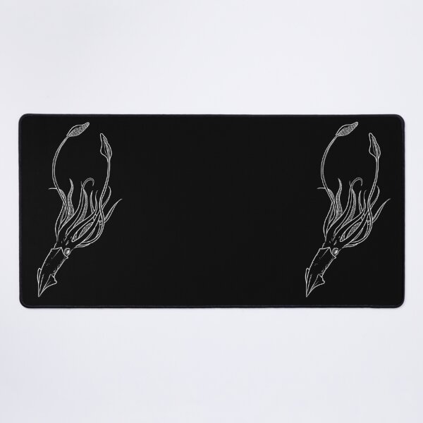 Item preview, squid lineart white designed and sold by ICI.