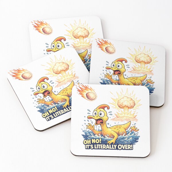 Item preview, Cute Duck Dinosaur Apocalypse Funny Design designed and sold by SoftSproutstu.