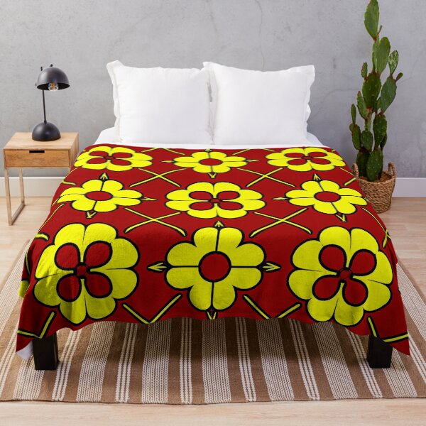 Item preview, Bold Retro Floral Geometric Seamless Pattern designed and sold by UniqueDesign751.
