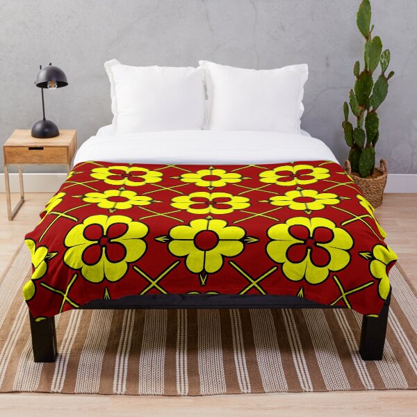 Item preview, Bold Retro Floral Geometric Seamless Pattern designed and sold by UniqueDesign751.