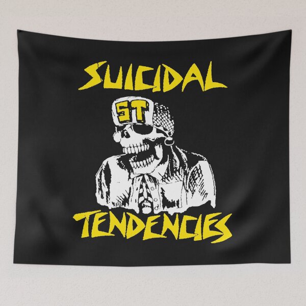 Item preview, Yellow Typography Thrash Metal Band Skull designed and sold by ShadeFall.
