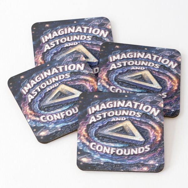 Item preview, imagination spiral 5 leather colorful geometric typographic abstract designed and sold by SmashingDeals.