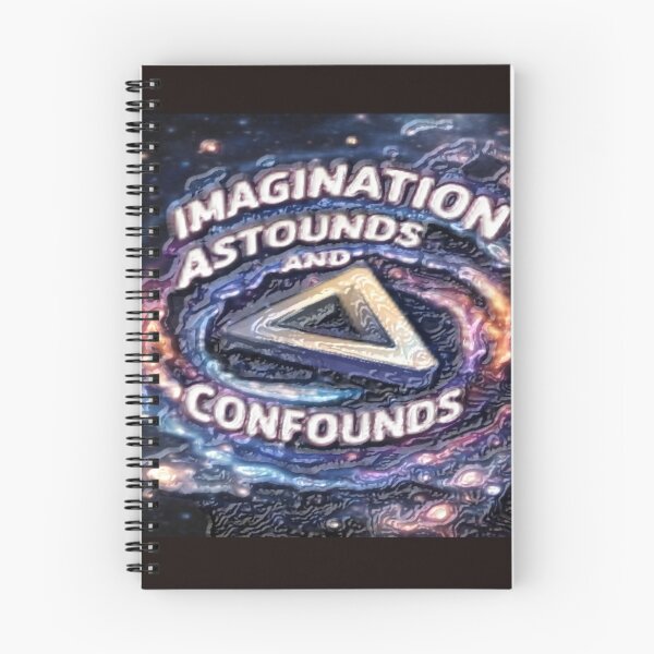 Item preview, imagination spiral 5 leather colorful geometric typographic abstract designed and sold by SmashingDeals.