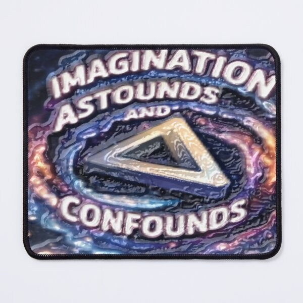 Item preview, imagination spiral 5 leather colorful geometric typographic abstract designed and sold by SmashingDeals.