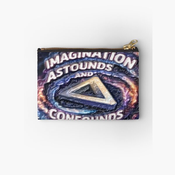 Item preview, imagination spiral 5 leather colorful geometric typographic abstract designed and sold by SmashingDeals.