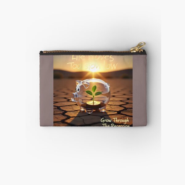 Item preview,  "Life moves too slow low, Grow through the recession."  designed and sold by Creative-RE.