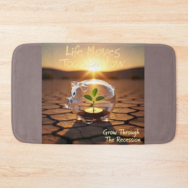 Item preview,  "Life moves too slow low, Grow through the recession."  designed and sold by Creative-RE.