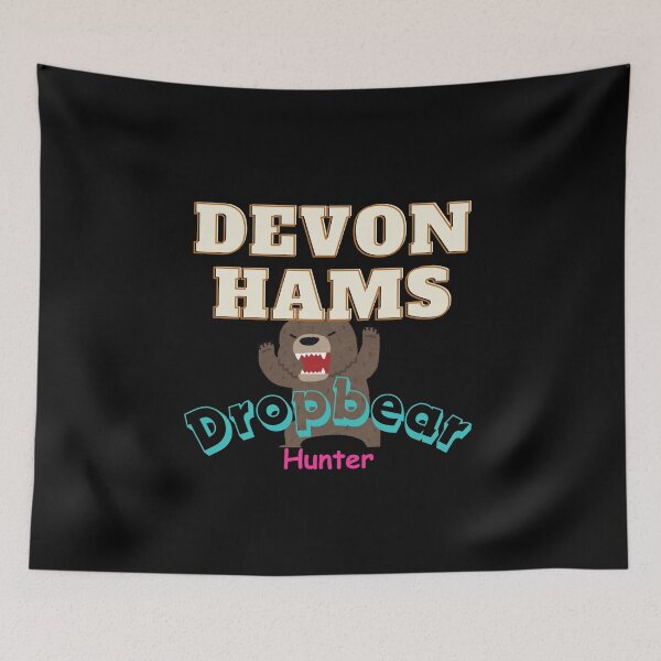 Item preview, Devon Hams - Dropbear Hunter designed and sold by JenGo Creative.